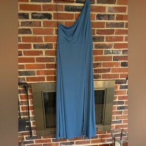 Birdy Grey ‘Kira’ One-Shoulder Crepe Dress in ‘Twilight’